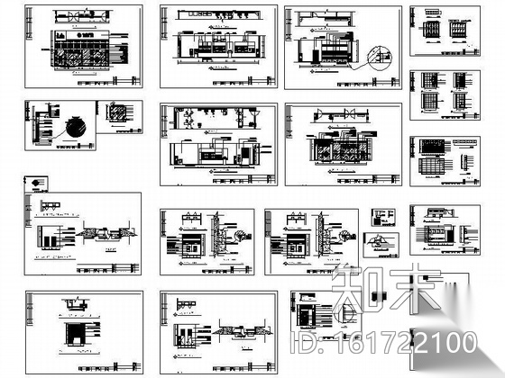 [广东]中国移动营业大厅装修图施工图下载【ID:161721197】