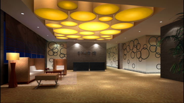 影帝丽池浴场室内设计施工图及效果图（70张）cad施工图下载【ID:160710111】
