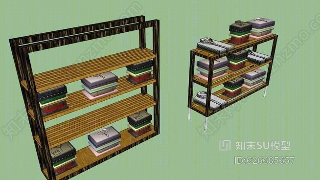 布料架SU模型下载【ID:626685657】