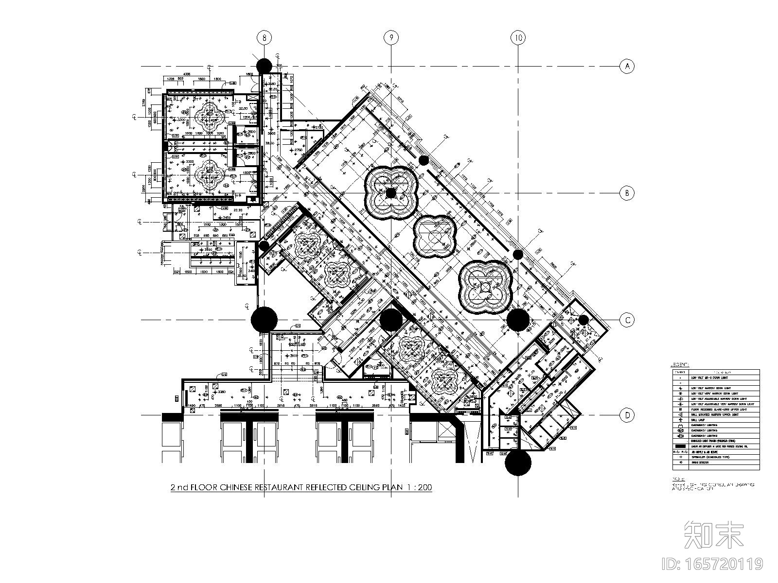 [澳门]梁志天—澳门8餐厅室内装修全套CAD施工图施工图下载【ID:165720119】