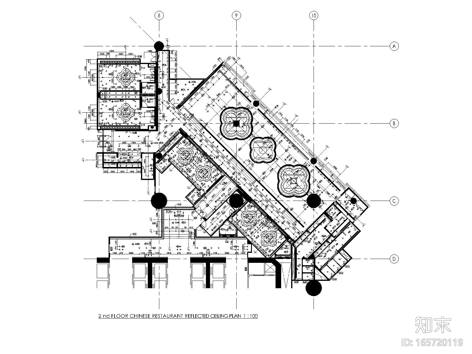 [澳门]梁志天—澳门8餐厅室内装修全套CAD施工图施工图下载【ID:165720119】