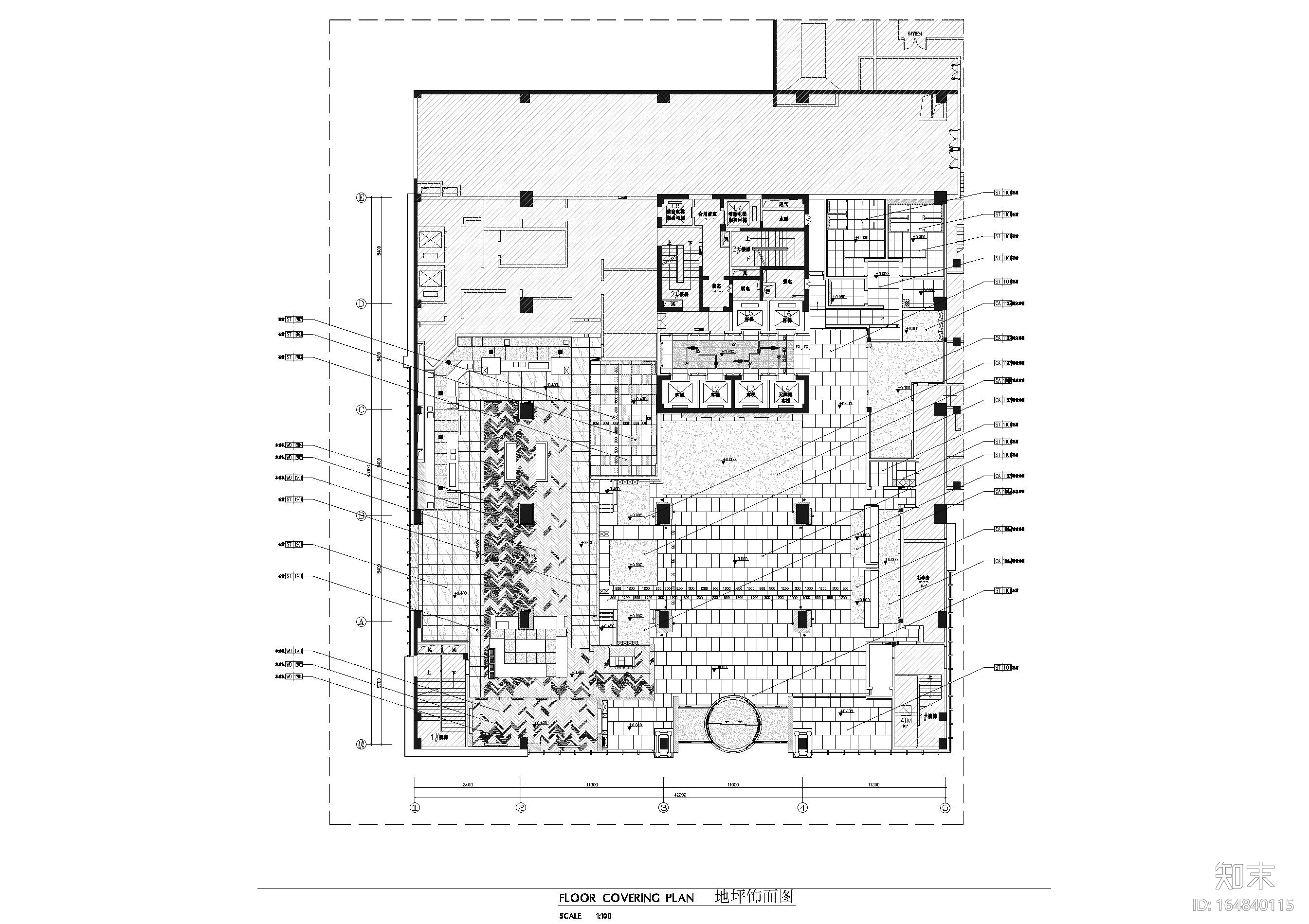 [湖北]希尔顿逸林商务酒店施工图+实景拍摄cad施工图下载【ID:164840115】