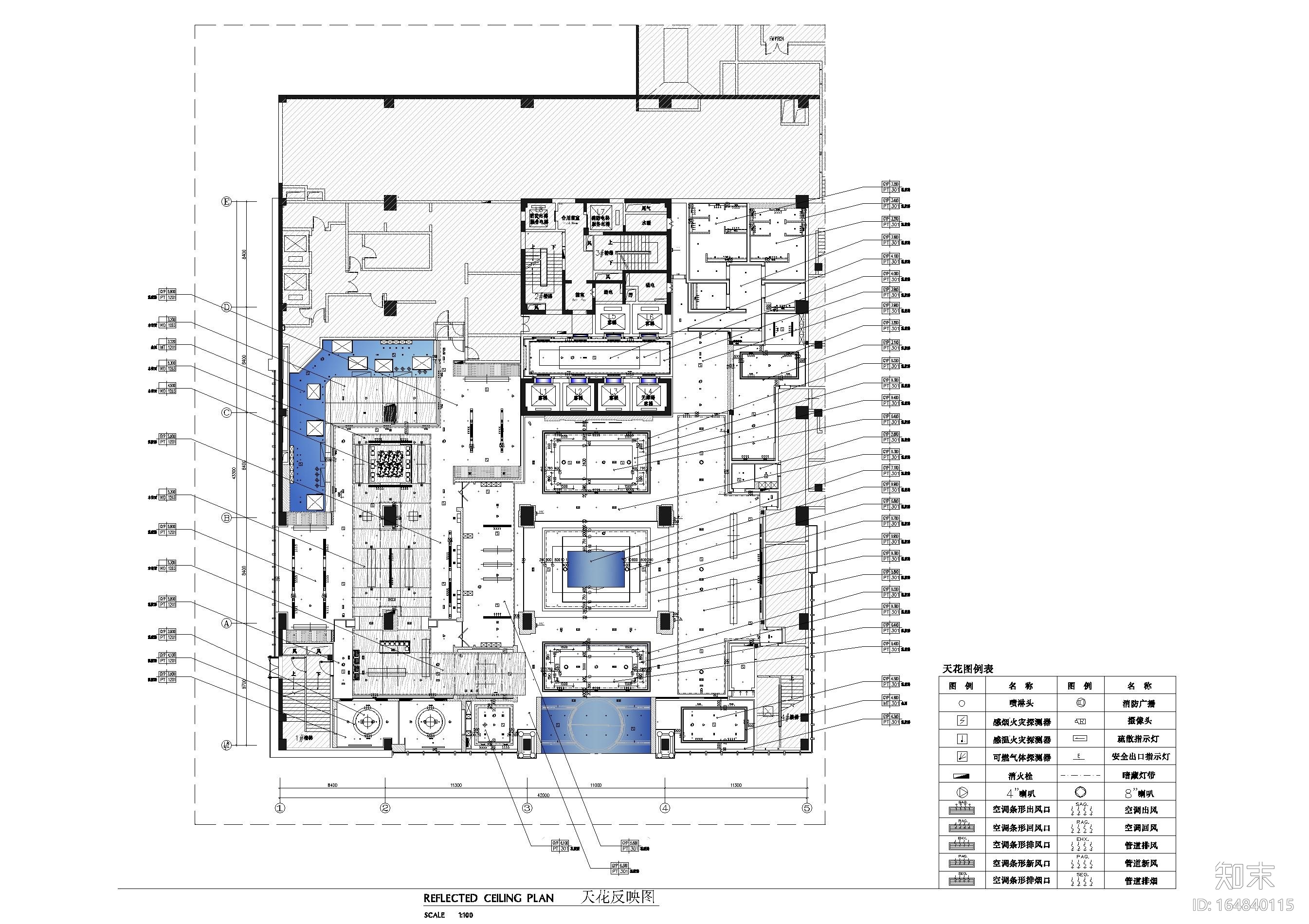 [湖北]希尔顿逸林商务酒店施工图+实景拍摄cad施工图下载【ID:164840115】