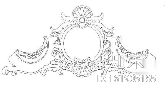欧式雕花图块17施工图下载【ID:161905185】
