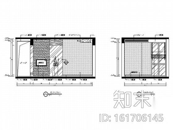 [深圳]普通公寓区东南亚风格复式装修施工图（含材料表）cad施工图下载【ID:161706145】