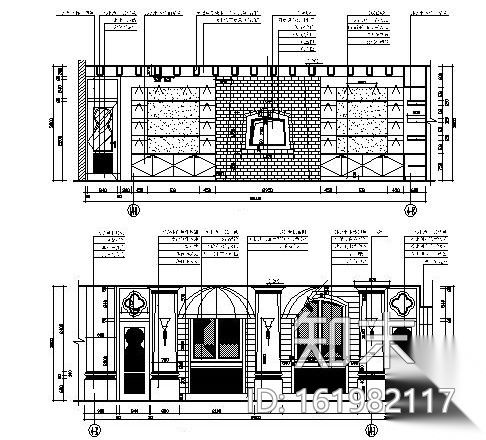 [广东]某国际顶级白金五星酒店施工图cad施工图下载【ID:161982117】