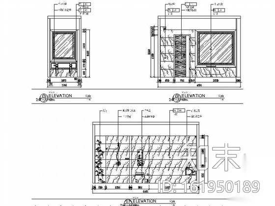 [江苏]某五星级酒店角客房室内装修施工图cad施工图下载【ID:161950189】