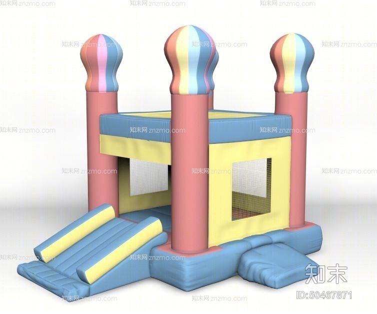 彩色塑料玩具3D模型下载【ID:50467871】