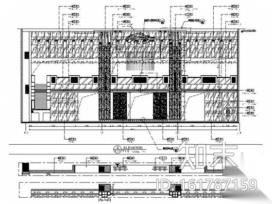 [浙江]风景秀丽山麓高档综合假日四星级酒店设计施工图...cad施工图下载【ID:161787159】