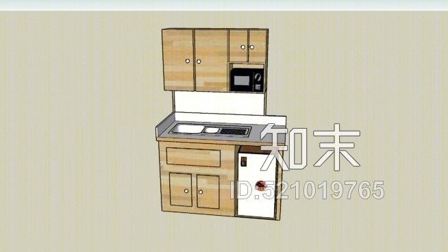 厨柜SU模型下载【ID:521019765】