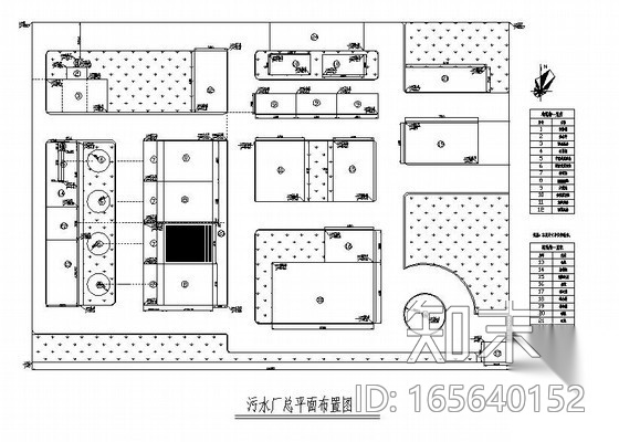 5000吨污水厂工艺设计图纸施工图下载【ID:165640152】