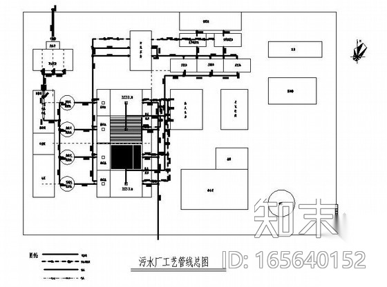 5000吨污水厂工艺设计图纸施工图下载【ID:165640152】