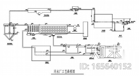 5000吨污水厂工艺设计图纸施工图下载【ID:165640152】