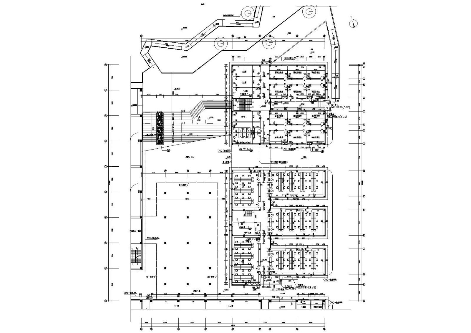 [湖南]吉首市黄永玉博物馆建筑项目施工图cad施工图下载【ID:160405164】