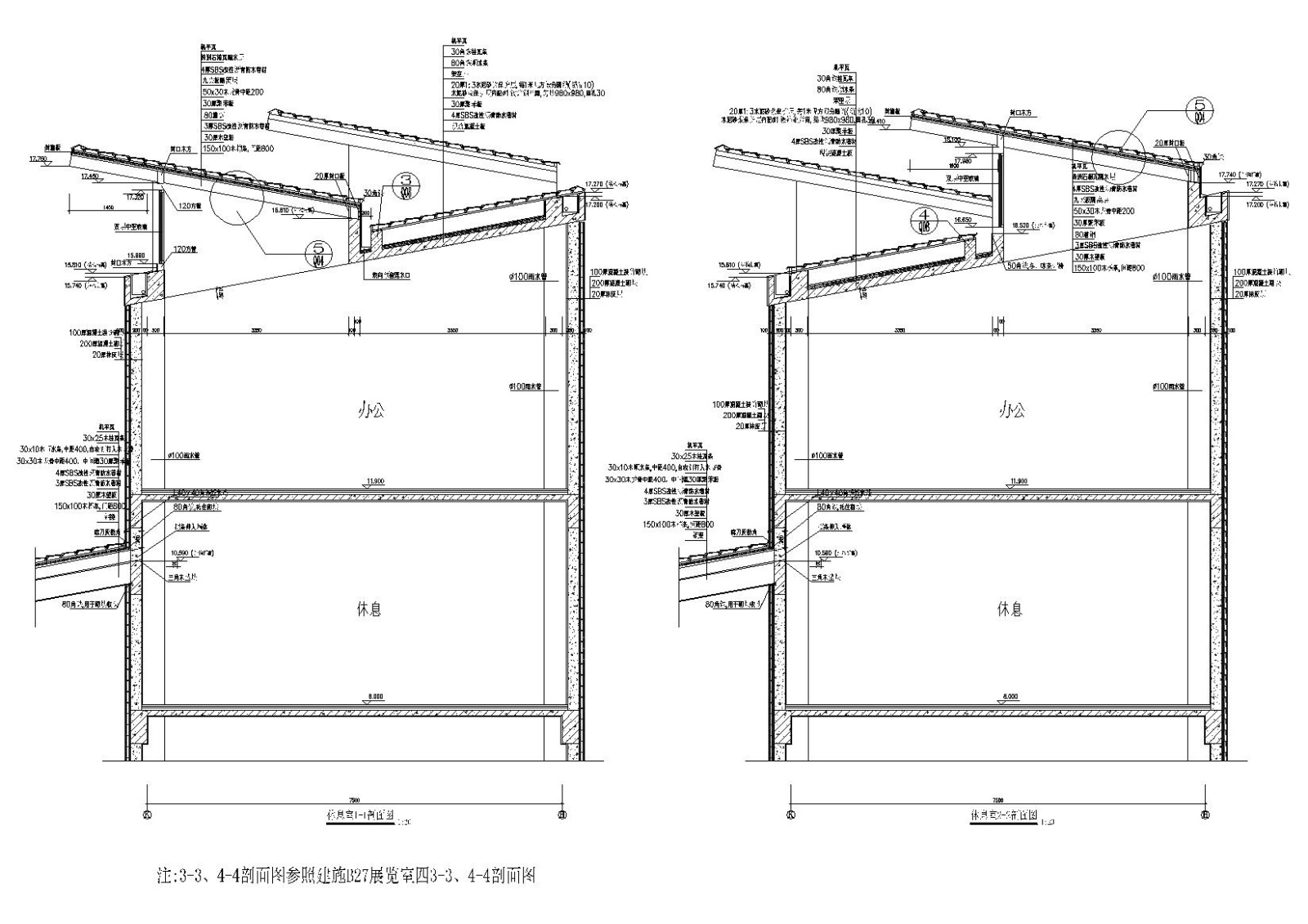 [湖南]吉首市黄永玉博物馆建筑项目施工图cad施工图下载【ID:160405164】