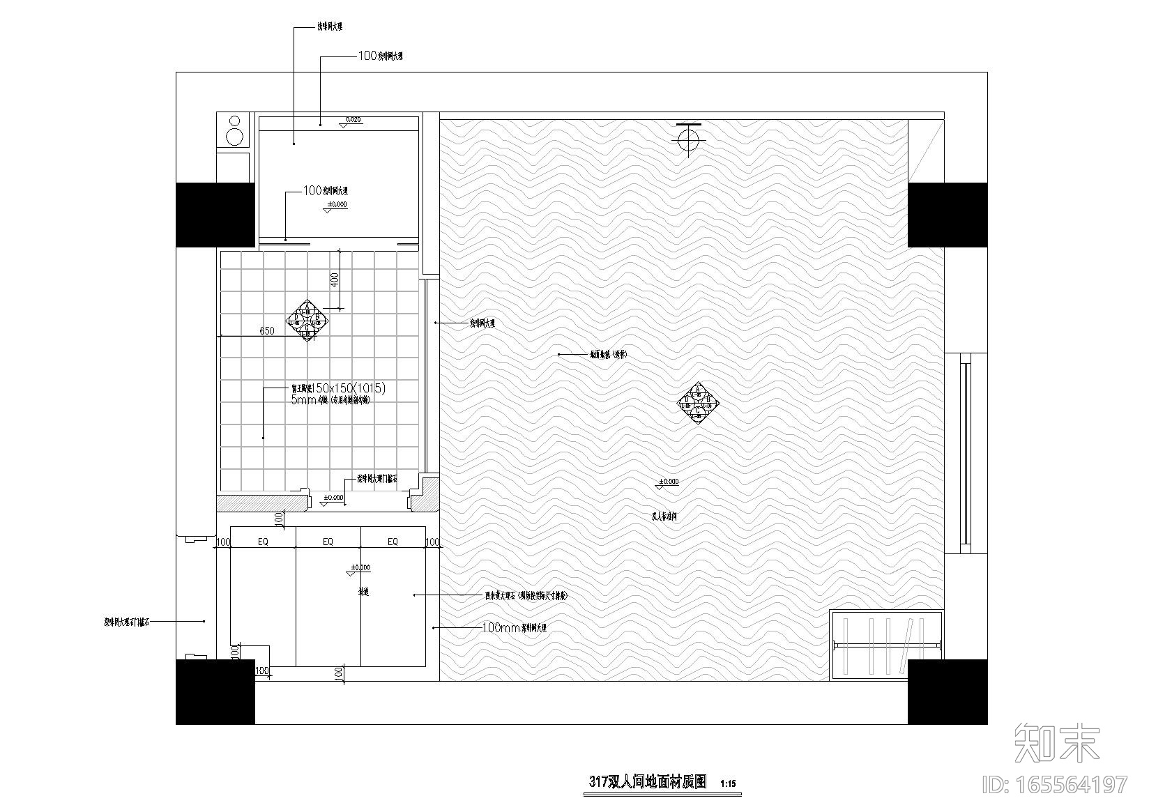 [四川]成都澳汀花园酒店全套施工图+说明cad施工图下载【ID:165564197】