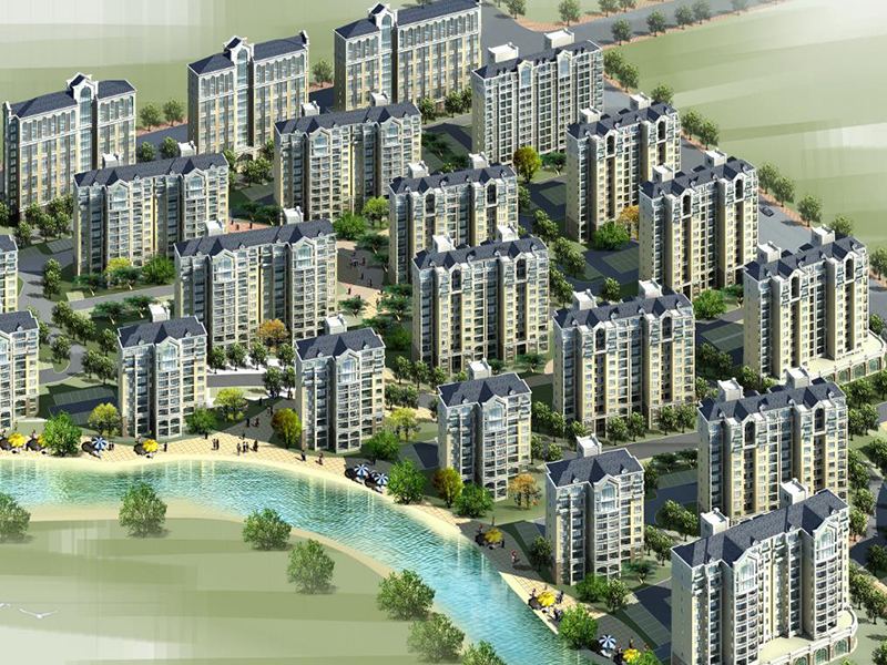 [上海]张江高科苑简欧居住区规划建筑方案文本cad施工图下载【ID:166446127】