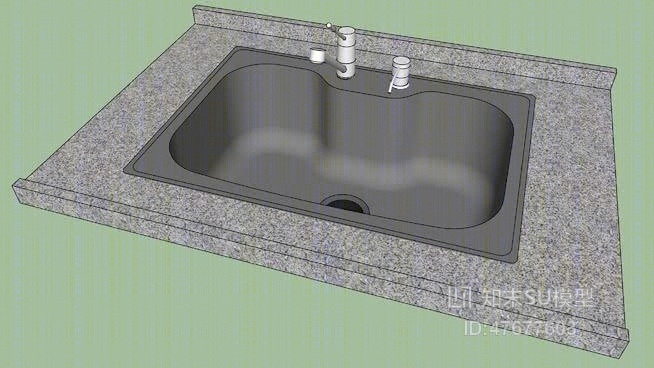 水槽SU模型下载【ID:47677603】