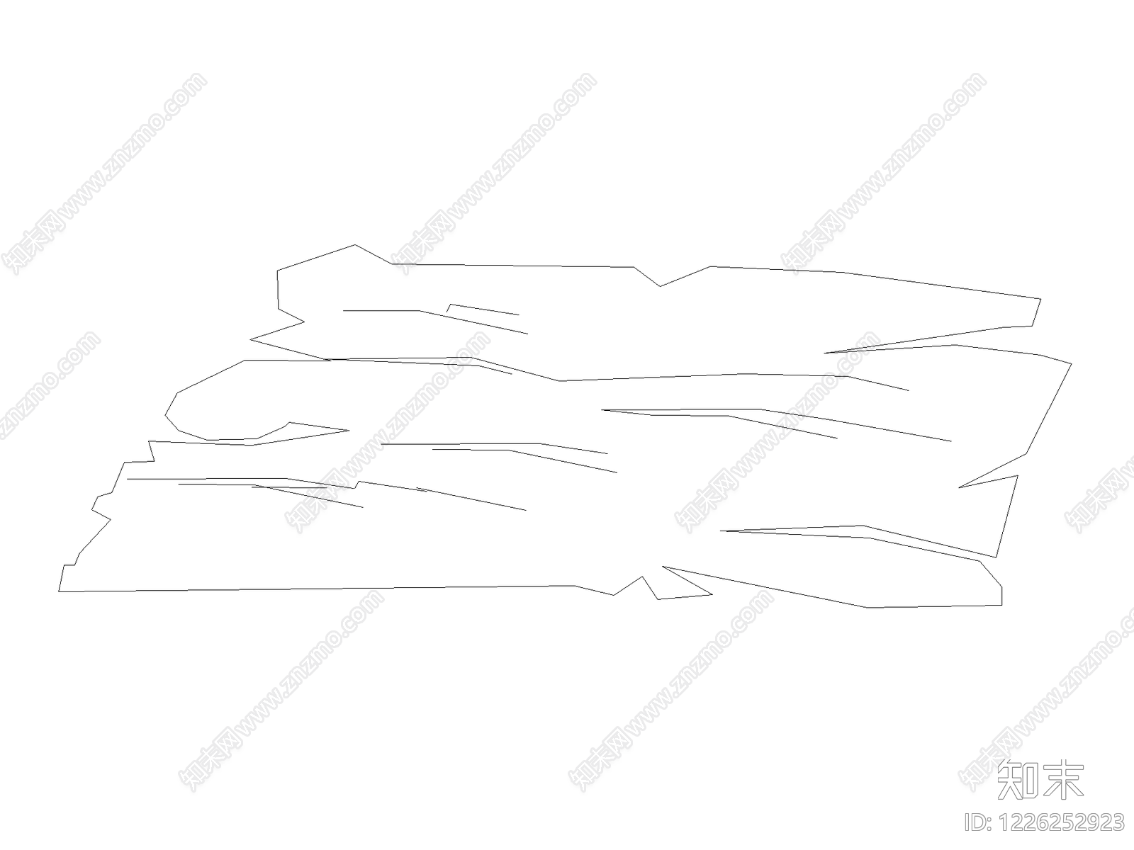 现代桌子CAD图纸