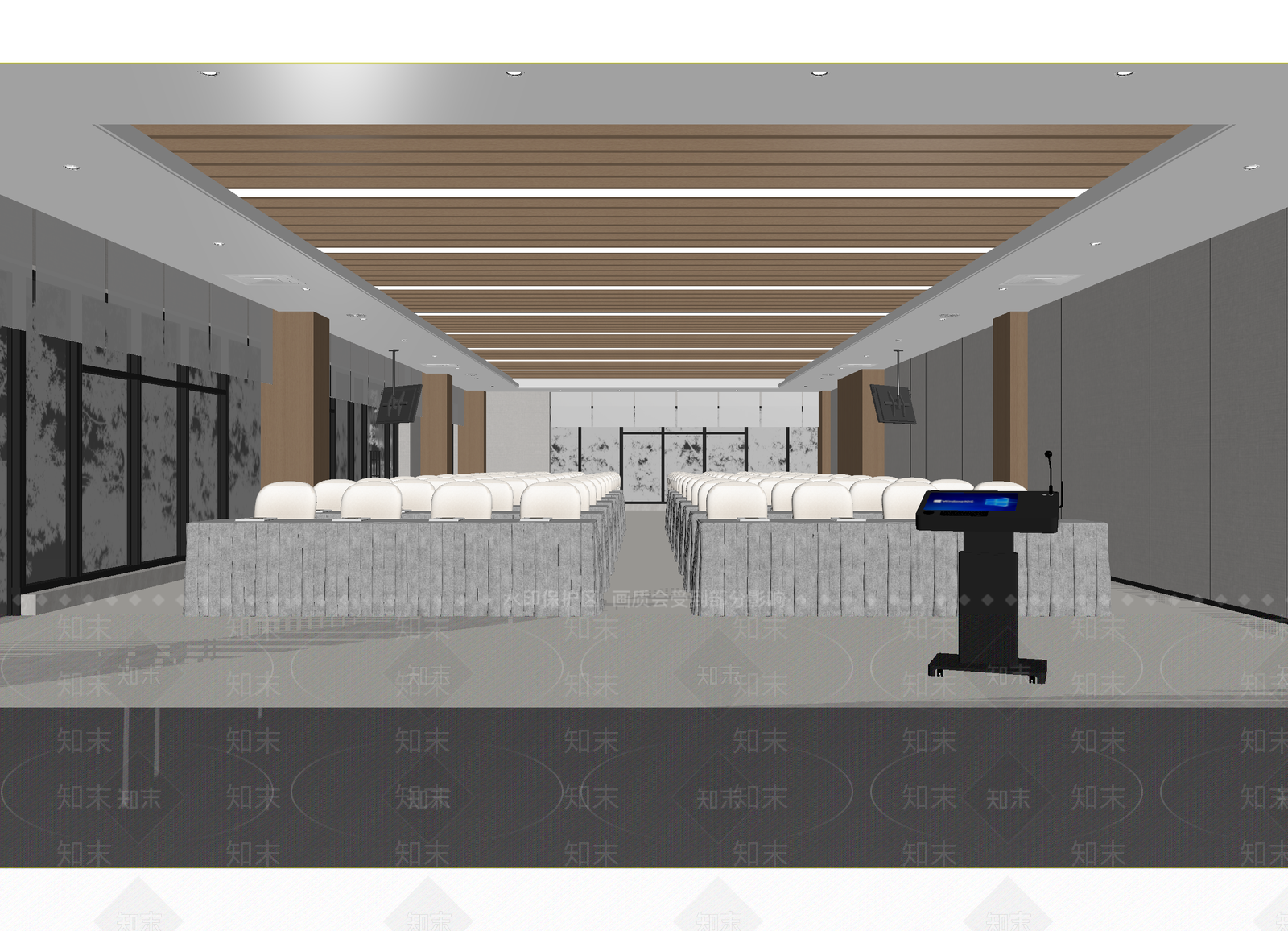 现代报告厅3D模型下载【ID:1215197923】
