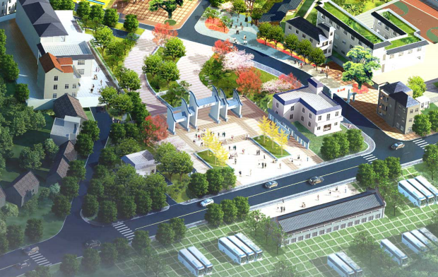 [广东]广州市美好乡村改造规划方案文本cad施工图下载【ID:151708132】