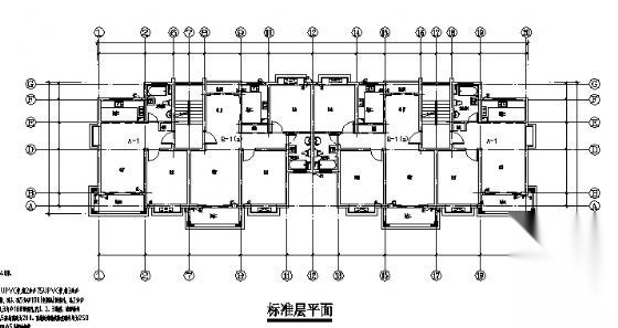 某小区8号住宅建筑方案图纸cad施工图下载【ID:149852152】