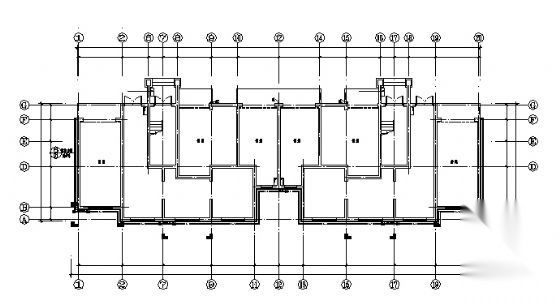 某小区8号住宅建筑方案图纸cad施工图下载【ID:149852152】