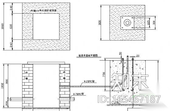 路灯基础大样图施工图下载【ID:165467187】