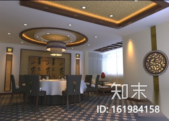 某酒店室内装饰工程施工图（含效果）cad施工图下载【ID:161984158】