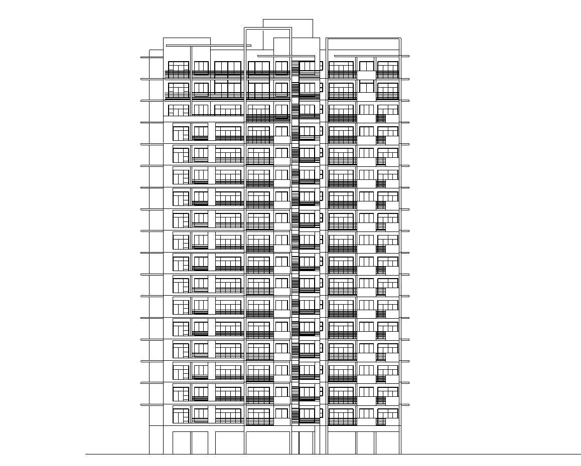 [广东]深圳香蜜湖信华花园建筑施工图设计cad施工图下载【ID:150004134】