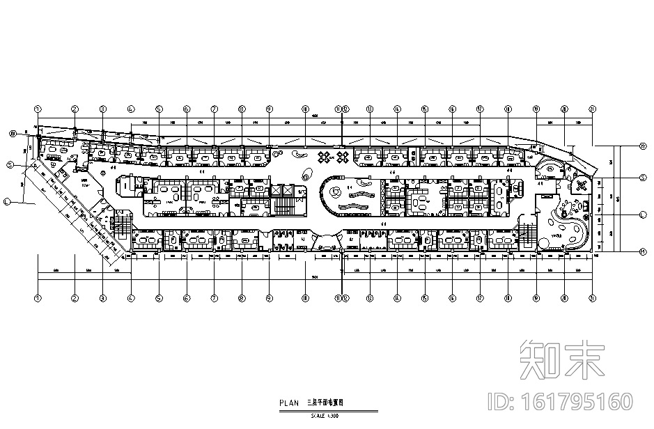 [广东]英皇娱乐KTV空间设计施工图cad施工图下载【ID:161795160】