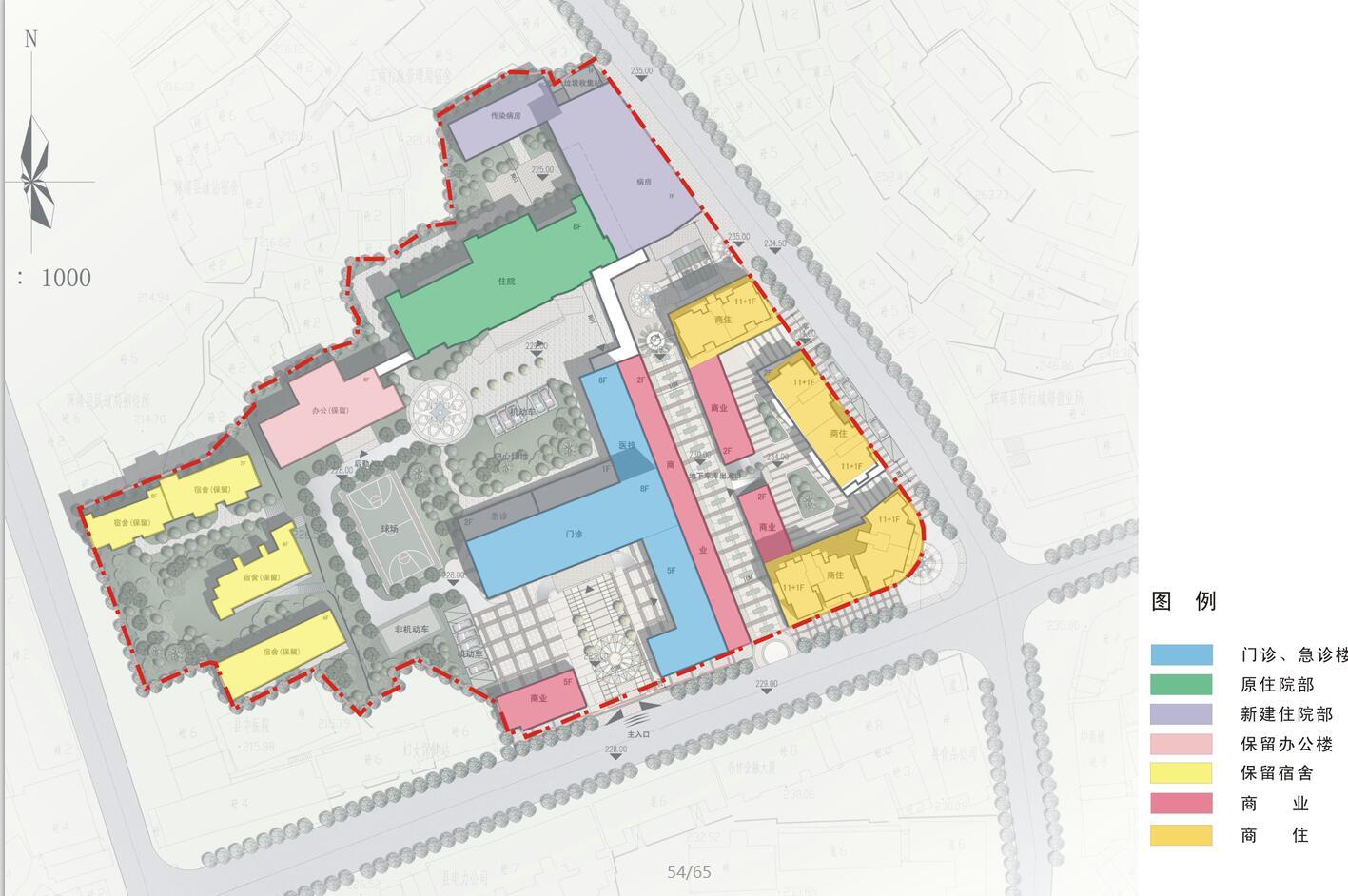 [湖南]某人民医院建筑设计方案文本（JPG+CAD+67页）cad施工图下载【ID:151587184】