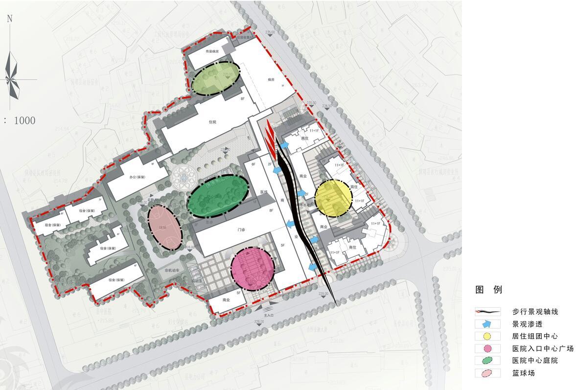 [湖南]某人民医院建筑设计方案文本（JPG+CAD+67页）cad施工图下载【ID:151587184】