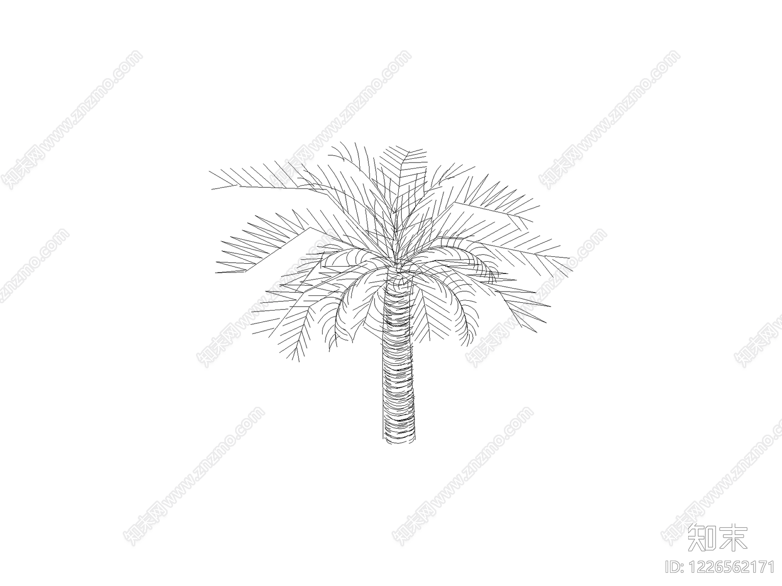 种绿植盆栽图块cad施工图下载【ID:1226562171】