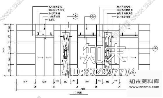 图块/节点电梯间cad施工图下载【ID:832297704】