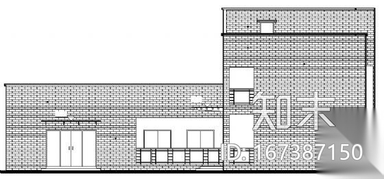 二层食堂建筑结构施工图cad施工图下载【ID:167387150】