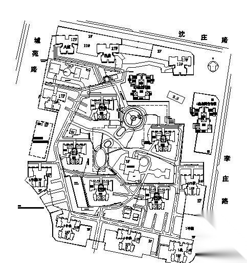 某小区施工图汇总cad施工图下载【ID:161102121】