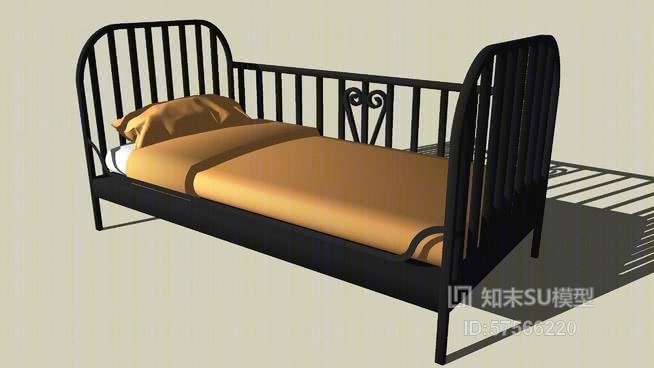 榻榻米床SU模型下载【ID:519271935】