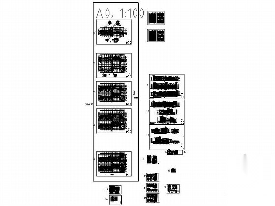 [江苏]某二十四班欧式幼儿园建筑施工图cad施工图下载【ID:164865108】