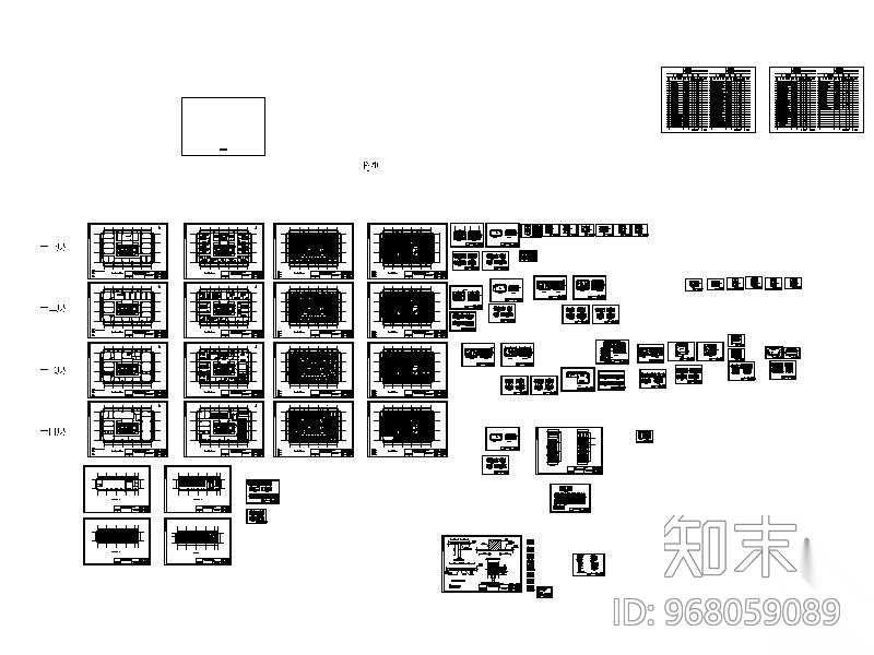 [山东]监管局办公楼室内装饰装修图cad施工图下载【ID:968059089】