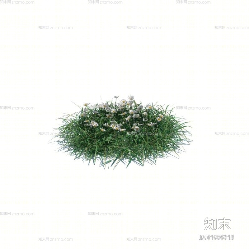 绿色草3D模型下载【ID:41056618】