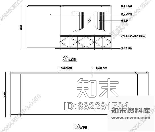 图块/节点棋牌室立面图4cad施工图下载【ID:832281794】