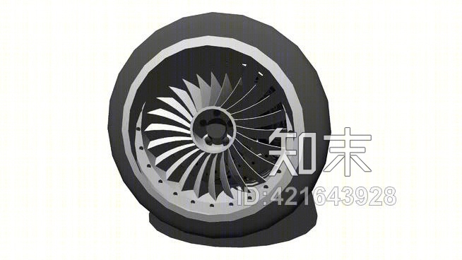 涡轮轮辋SU模型下载【ID:421643928】