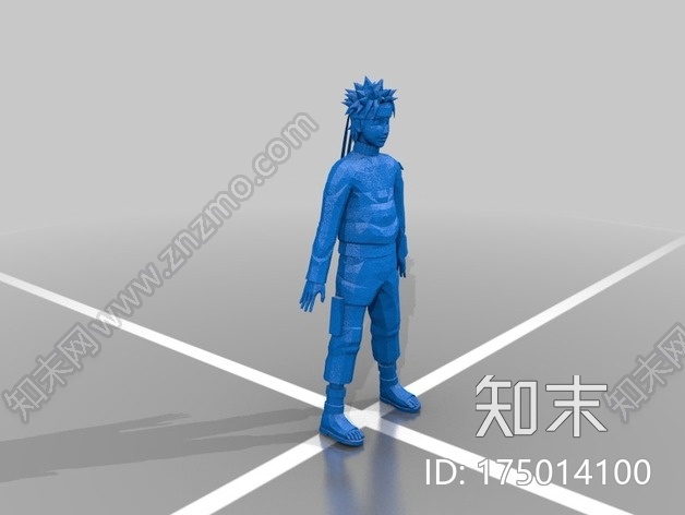 火影忍者：鸣人3d打印模型下载【ID:175014100】