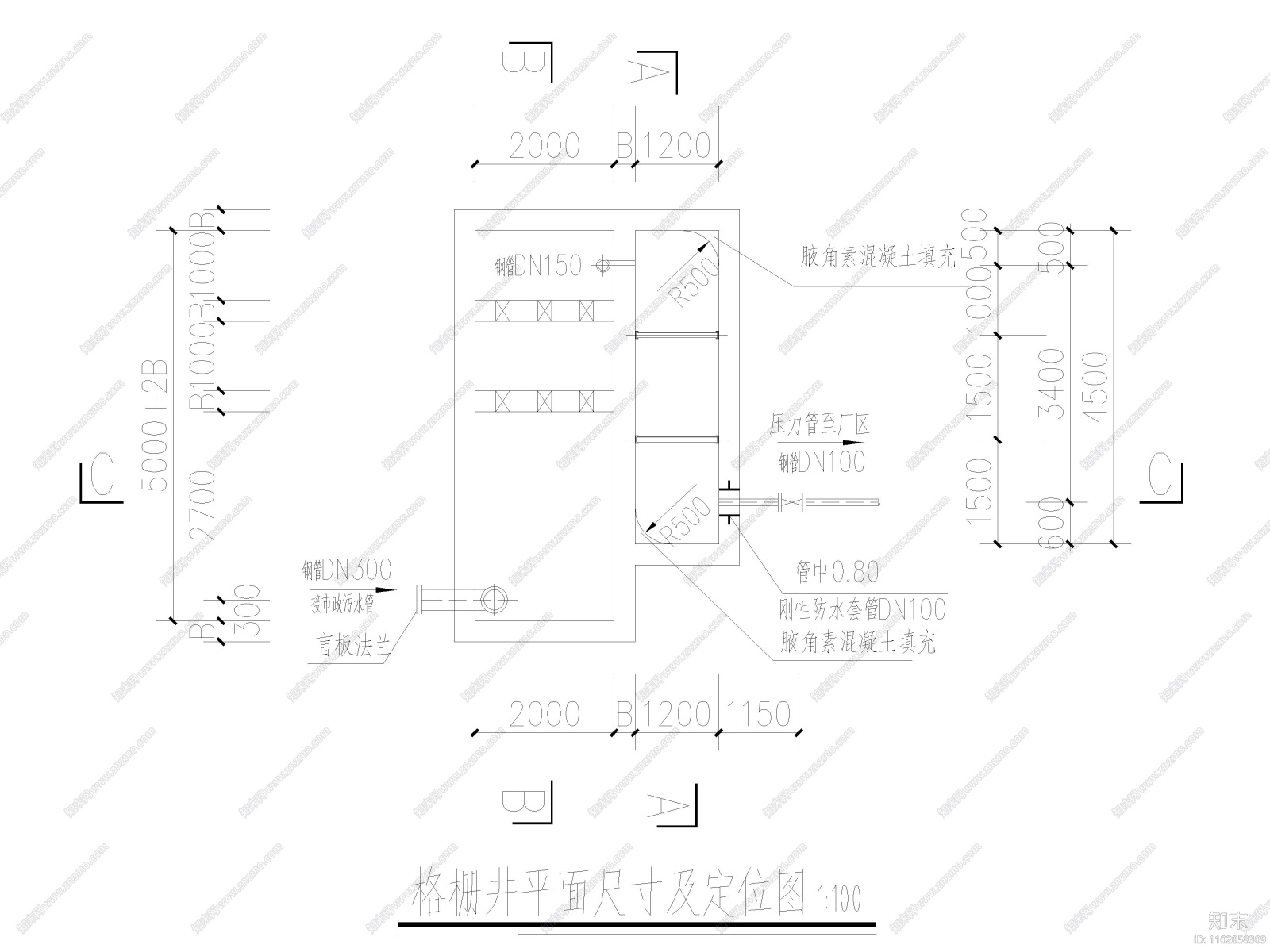 污水处理提升改造工程污水管网施工图施工图下载【ID:1102858309】