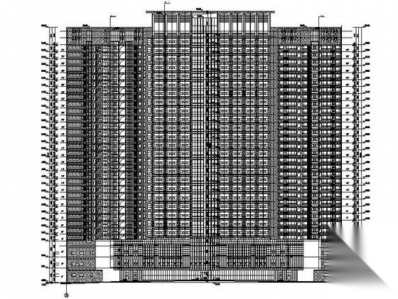 [徐州]现代化高层酒店综合体建筑施工图（含办公、商住楼...cad施工图下载【ID:167941148】