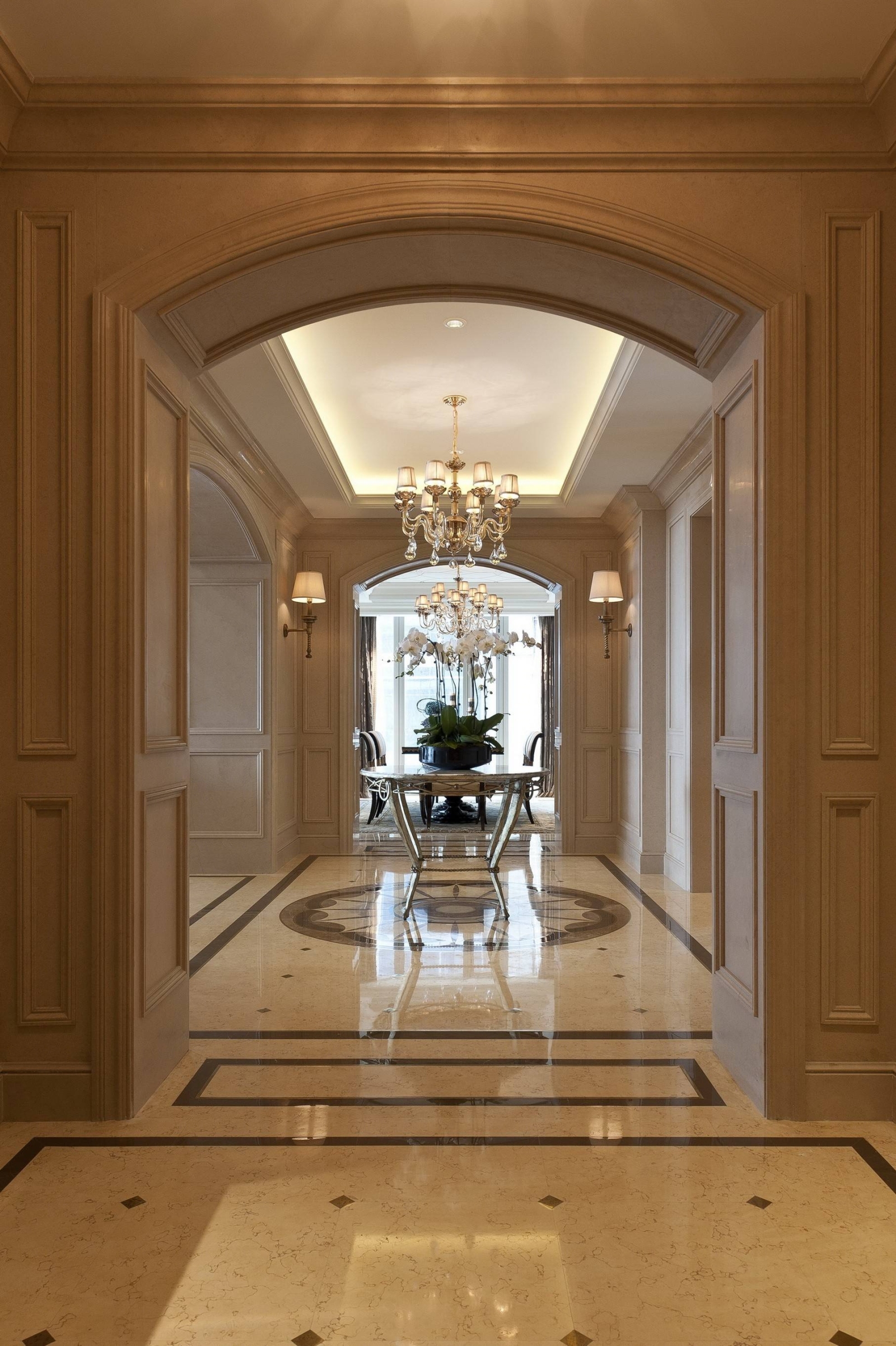 PYR--浙江杭州某豪宅样板房(CAD施工图纸)施工图下载【ID:56985270】