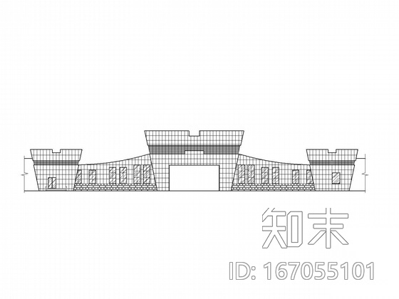 [太原]某建筑立面装饰施工图施工图下载【ID:167055101】