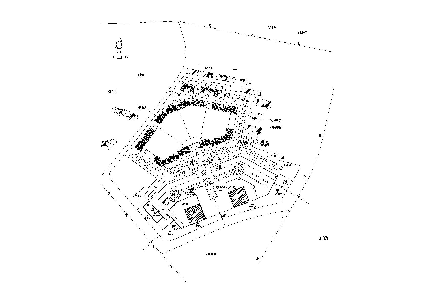 [湖北]武汉万达广场现代高层商住综合体设计文本(JPG+CA...施工图下载【ID:165135145】