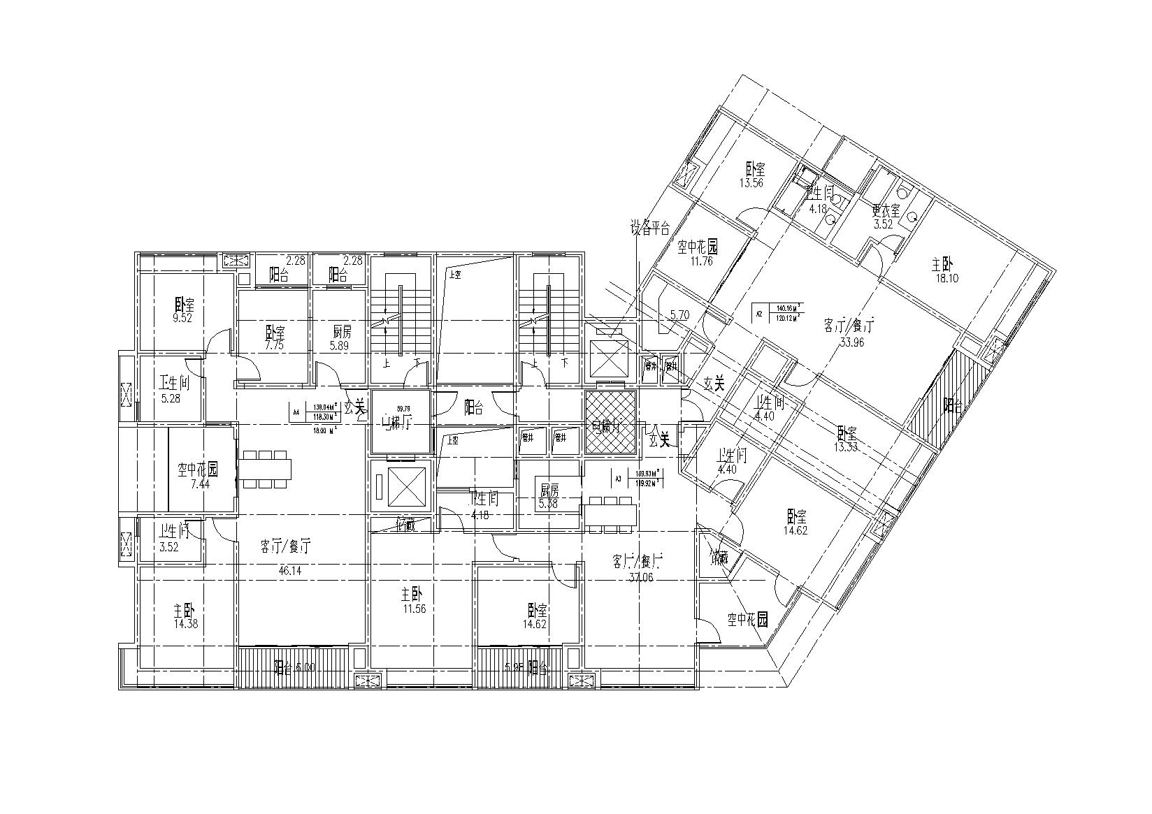 [湖北]武汉万达广场现代高层商住综合体设计文本(JPG+CA...施工图下载【ID:165135145】